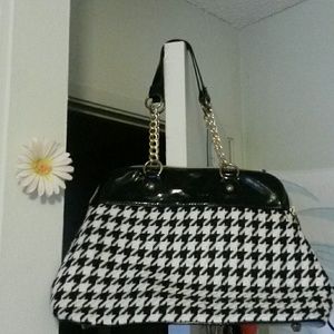Betsey Johnson Houndstooth Bag